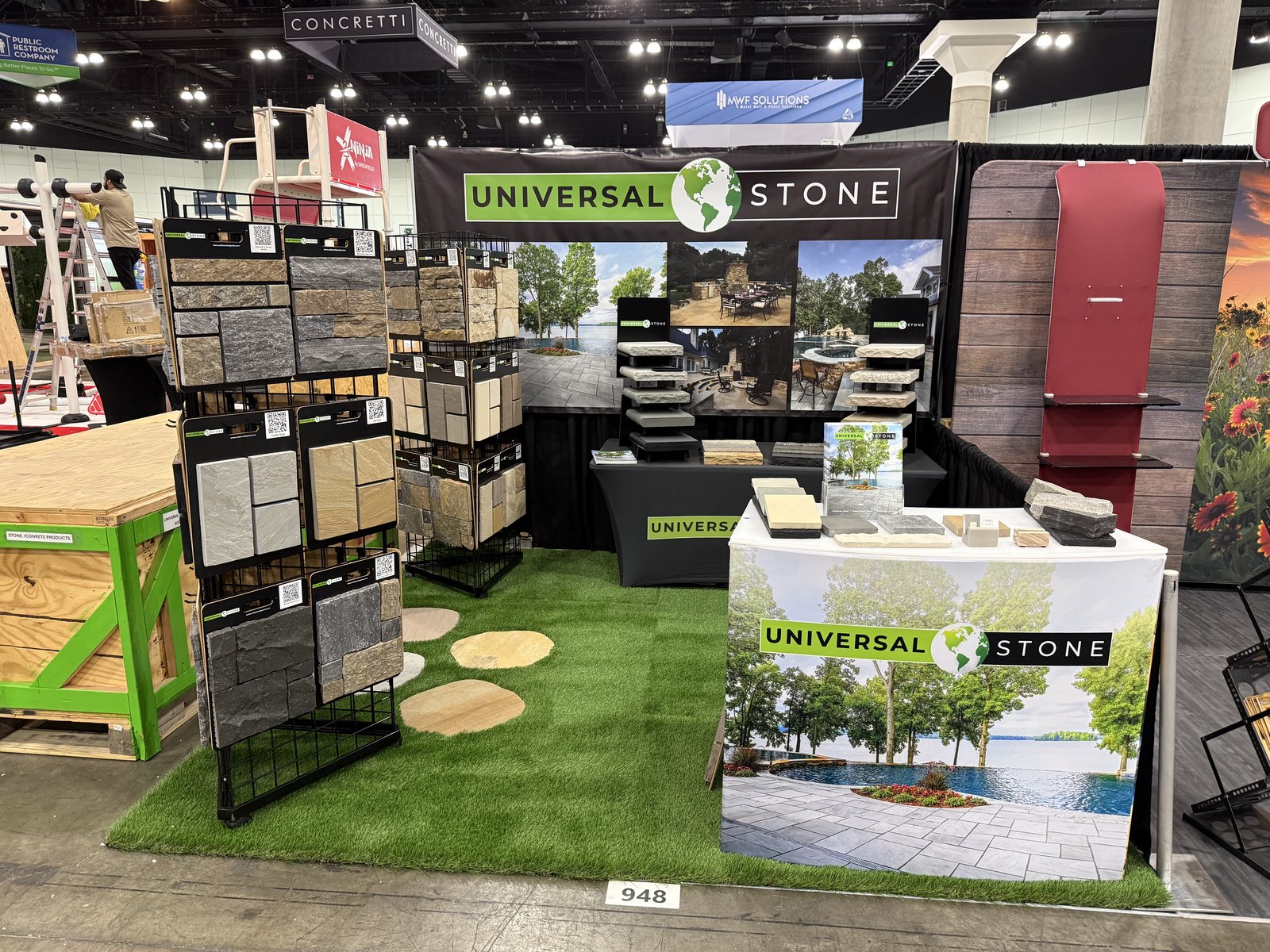 USI 10x10 corner booth open at ASLA 2026