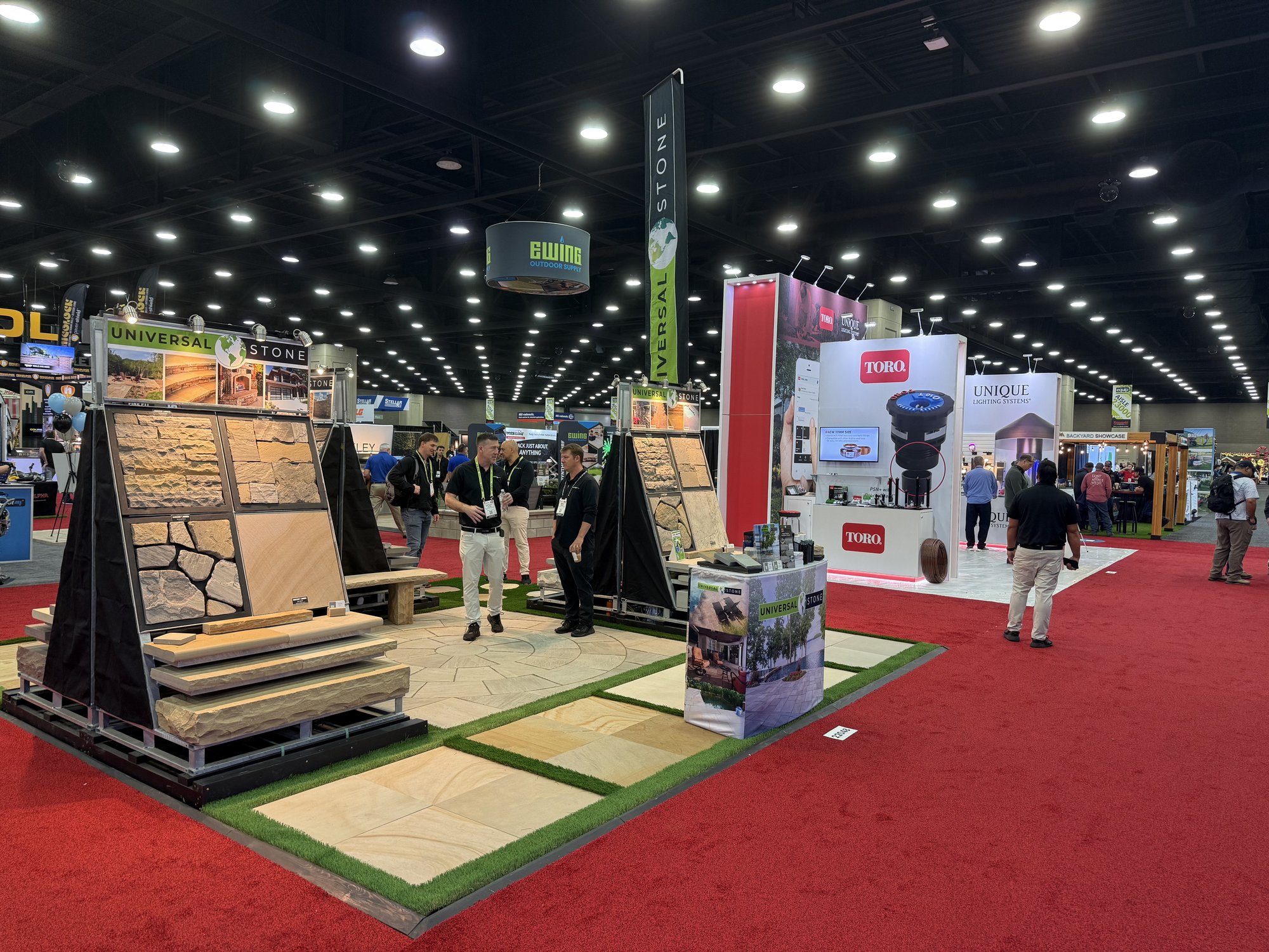 USI booth — product display